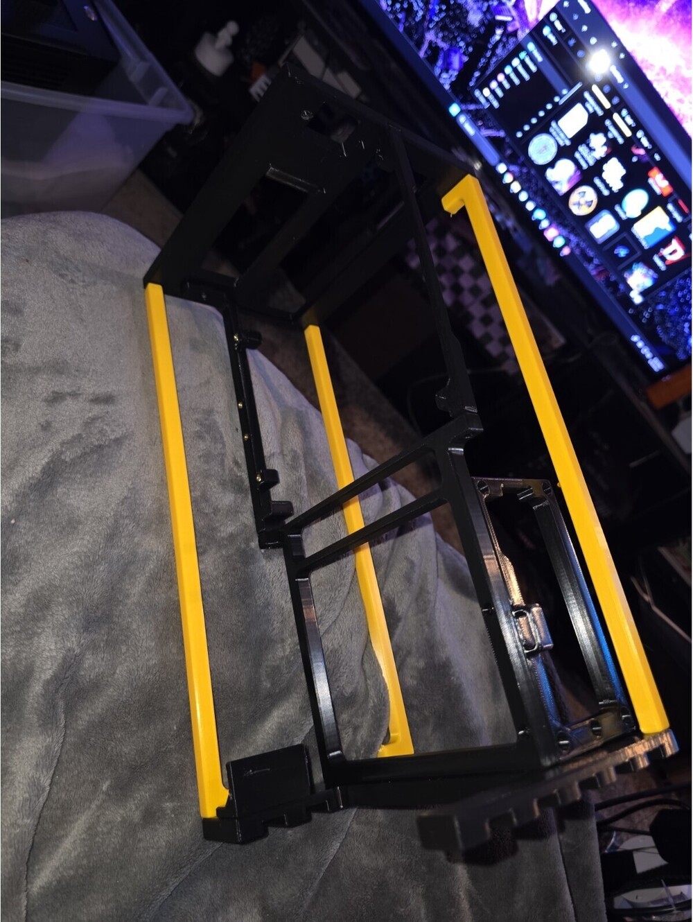 Custom 3D Printed Open Air Mini-ITX, PC Case, Printed In PETG, DIY, SFX PSU